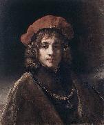 REMBRANDT Harmenszoon van Rijn Portrait of Titus china oil painting artist